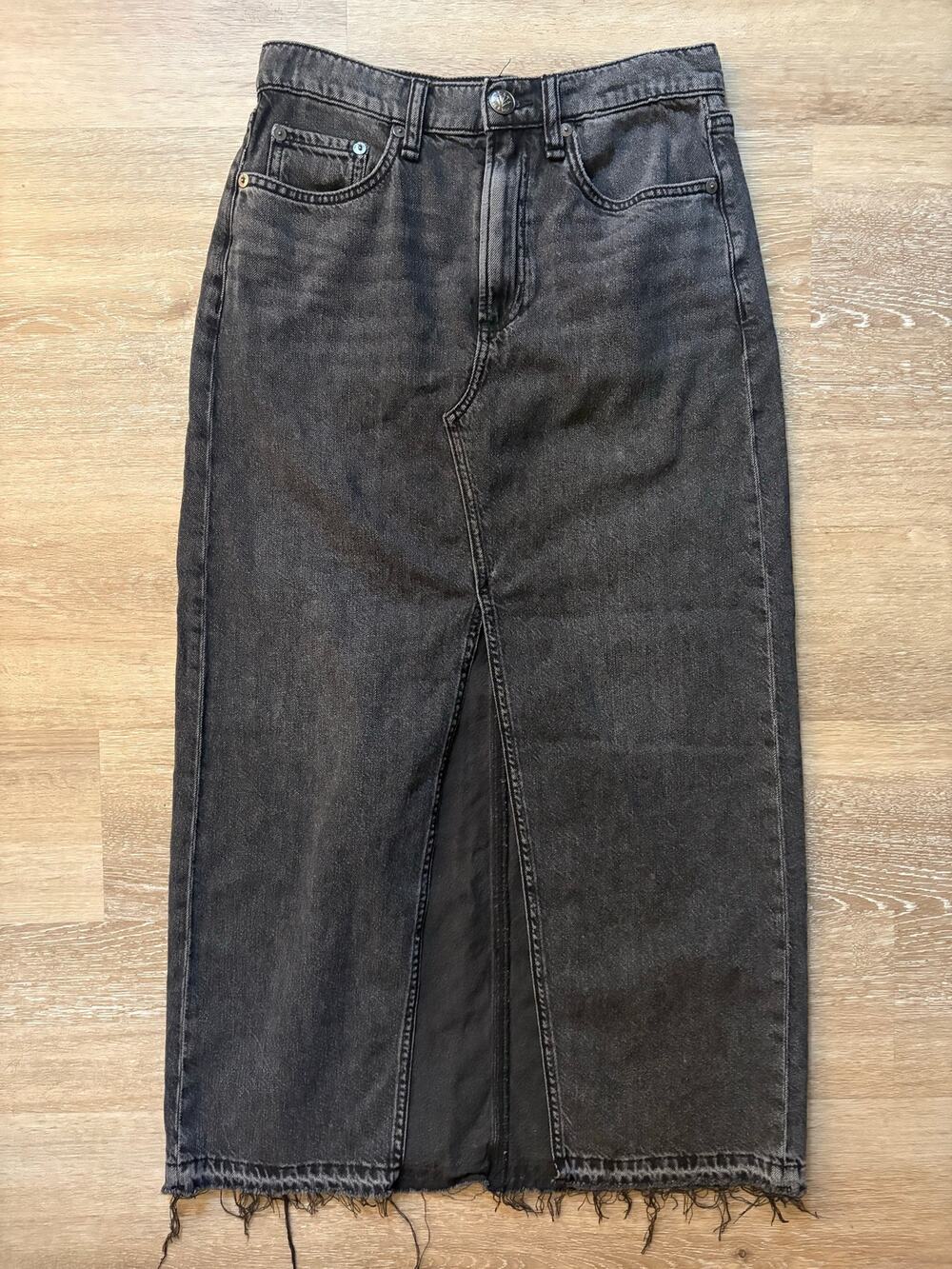 Rag and Bone Featherweight Clara Midi Skirt